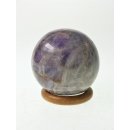 KAme04 Chevron Amethyst Kugel Madagaskar 460g; D: 69 mm