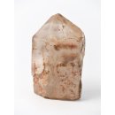 KS91 Kristall H&auml;matit Bergkristall mit Gipshaut Madagaskar 450 g 100 mm