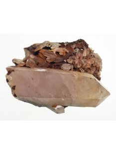 KS104 Bergkristall H&auml;matit Formation Stufe Madagaskar 670 g 170 mm