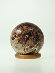 KOB01 Opal braun Kugel Madagaskar 410 g D 69 mm