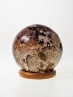 KOB01 Opal braun Kugel Madagaskar 410 g D 69 mm