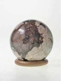 KOB02 Opal braun Kugel Madagaskar 420 g D 70