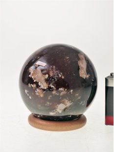 KOB03 Opal braun Kugel Madagaskar 510 g D 72