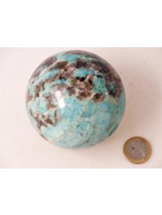 KAmaz01 Amazonit Kugel Madagaskar 580 g D 73 mm