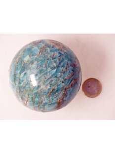 KAmaz02 Amazonit Kugel Madagaskar 530 g D 72 mm
