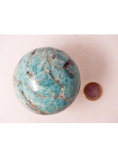 KAmaz03 Amazonit Kugel Madagaskar 510 g D 72 mm