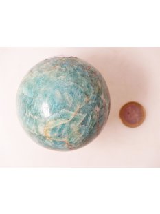 KAmaz04 Amazonit Kugel Madagaskar 490 g D 70 mm