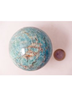 KAmaz04 Amazonit Kugel Madagaskar 490 g D 70 mm