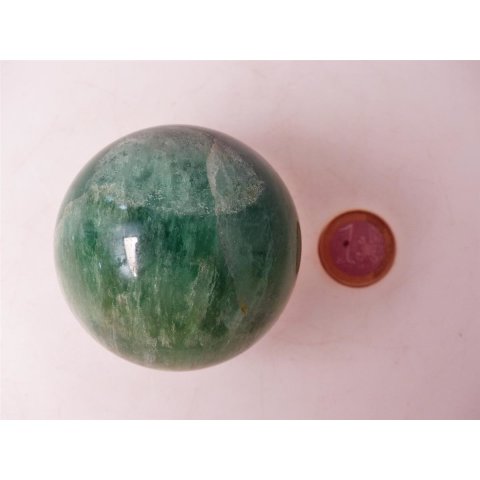 KFlo 06 Flourit Kugel Madagaskar 1A Qualit&auml;t 365 g D: 60 mm