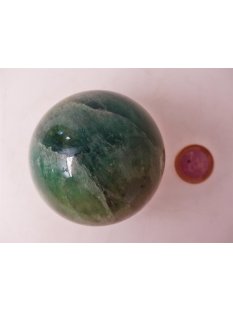 KFlo 07 Flourit Kugel Madagaskar 1A Qualit&auml;t 445 g D: 64 mm