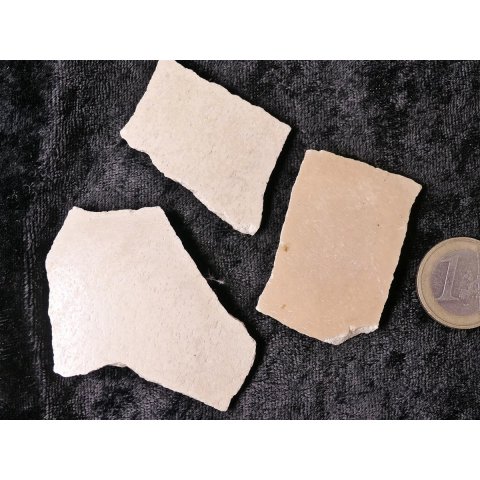 3 Fragmente Nr. 22 vom gr&ouml;&szlig;ten Ei der Welt ! Aepyornis maximus Elefantenvogel Ei aus Madagaskar