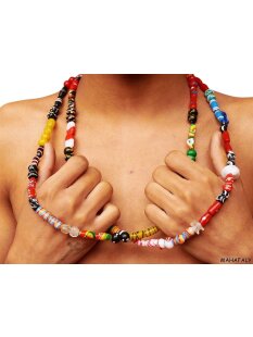 Recycling Plaste Perlen Strang vakana gasy -XXS- 130 cm...