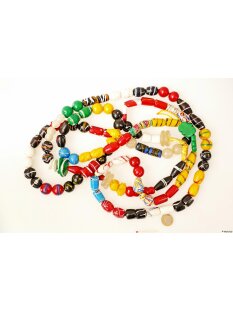 Recycling Plaste Perlen Strang vakana gasy -XXS- 130 cm...