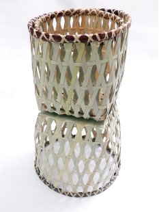 Rattan Tischkorb AYMAN rund Set 3 St&uuml;ck D: 20/17/15 cm Preiscode B