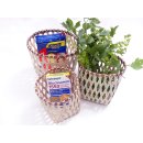 Rattan Tischkorb AYMAN rund Set 3 St&uuml;ck D: 20/17/15 cm Preiscode B