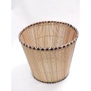 Rattan Papierkorb SEFU rund D: 24 cm Preiscode C