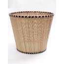 Rattan Papierkorb SEFU rund D: 24 cm Preiscode C
