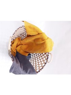 Rattan W&auml;schekorb NAGIB rund D: 40 cm Preiscode E