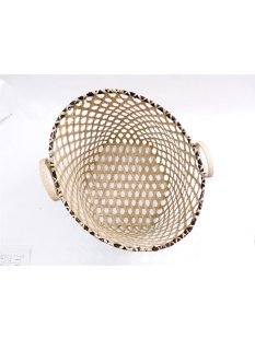 Rattan W&auml;schekorb NAGIB rund D: 40 cm Preiscode E
