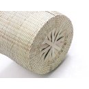 Rattan Deckelkorb SEKANI 34 cm Preiscode wei&szlig;