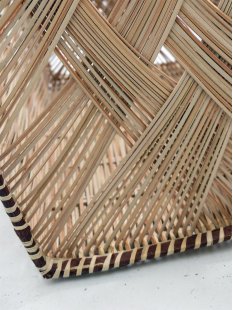 Rattan Tragekorb AUSAR 33 cm Preiscode wei&szlig;