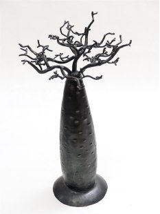 1 St&uuml;ck &Ouml;lfass Blech Deko Baobab 32-40 cm Preiscode J