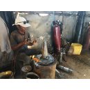 1 St&uuml;ck &Ouml;lfass Blech Deko Baobab 32-40 cm Preiscode J