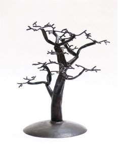 1 St&uuml;ck &Ouml;lfass Blech Deko Laubbaum 30 cm...