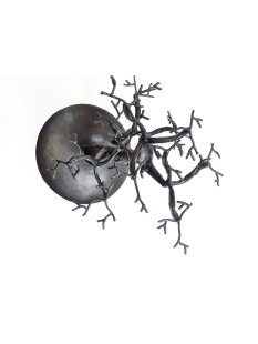 1 St&uuml;ck &Ouml;lfass Blech Deko Laubbaum 30 cm Preiscode H