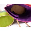 Raffia Bast Raphia Korb Pirogge MM Farbmix 45 cm = Code gr&uuml;n