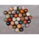 38 Edelsteinkugeln 5,26 &euro; pro St. Kollektion aus Madagaskar &Oslash; 35 mm f&uuml;r Solit&auml;rspiel