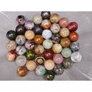 38 Edelsteinkugeln 7,80 &euro; pro St.Kollektion aus Madagaskar  &Oslash; 40 mm f&uuml;r Solit&auml;rspiel