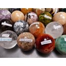 38 Edelsteinkugeln 7,80 &euro; pro St.Kollektion aus Madagaskar  &Oslash; 40 mm f&uuml;r Solit&auml;rspiel