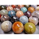 38 Edelsteinkugeln 15,80 pro St. Kollektion aus Madagaskar &Oslash; 50 mm f&uuml;r Solit&auml;rspiel