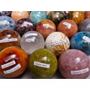 38 Edelsteinkugeln 15,80 pro St. Kollektion aus Madagaskar &Oslash; 50 mm f&uuml;r Solit&auml;rspiel