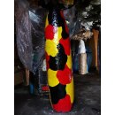 schwarz/rot/gold Patchwork