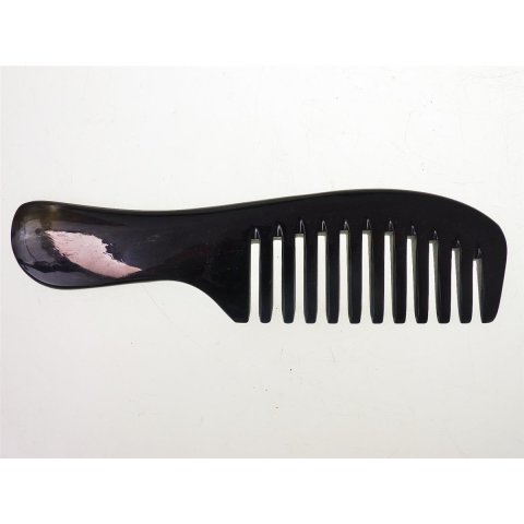 1x Hornkamm Griffkamm Emily 18 x 5 cm grob = Code C