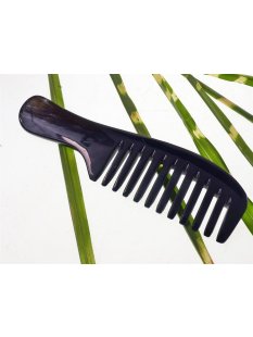 1x Hornkamm Griffkamm Emily 18 x 5 cm grob = Code C