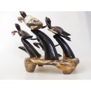 Horn Figurengruppe Schildkr&ouml;tenschwarm 25 cm =  Code O