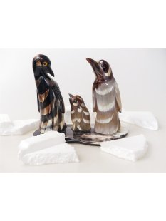 Horn Figurengruppe Pinguinfamilie 15 cm = Code J