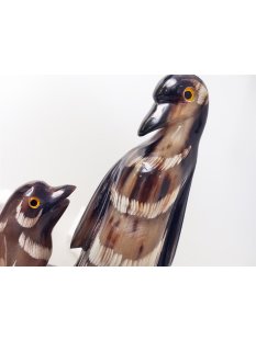 Horn Figurengruppe Pinguinfamilie 15 cm = Code J
