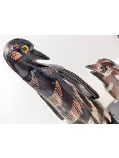 Horn Figurengruppe Pinguinfamilie 15 cm = Code J