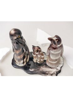 Horn Figurengruppe Pinguinfamilie 15 cm = Code J
