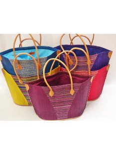 Raffia Bast Raphia Korb Pirogge Voahirana PM Farbmix 45...