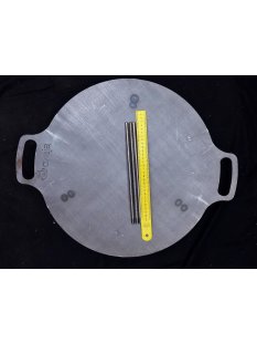 Stahlschale D: 47 cm mit Schraubf&uuml;&szlig;en f&uuml;r...