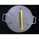 Stahlschale D: 47 cm mit Schraubf&uuml;&szlig;en f&uuml;r Kugelkollektion bis D 60 mm