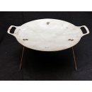 Stahlschale D: 47 cm mit Schraubf&uuml;&szlig;en f&uuml;r Kugelkollektion bis D 60 mm