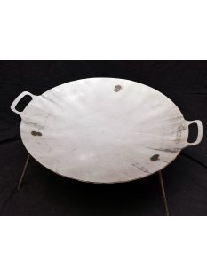 Stahlschale D: 58 cm mit Schraubf&uuml;&szlig;en f&uuml;r...