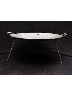 Stahlschale D: 58 cm mit Schraubf&uuml;&szlig;en f&uuml;r...