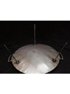 Stahlschale D: 58 cm mit Schraubf&uuml;&szlig;en f&uuml;r Kugelkollektion bis D 80 mm